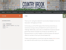 Tablet Screenshot of countrybrookestates.org